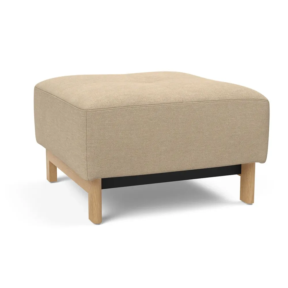 Taburet otoman Pyxis Phobos Mocha 65x65cm