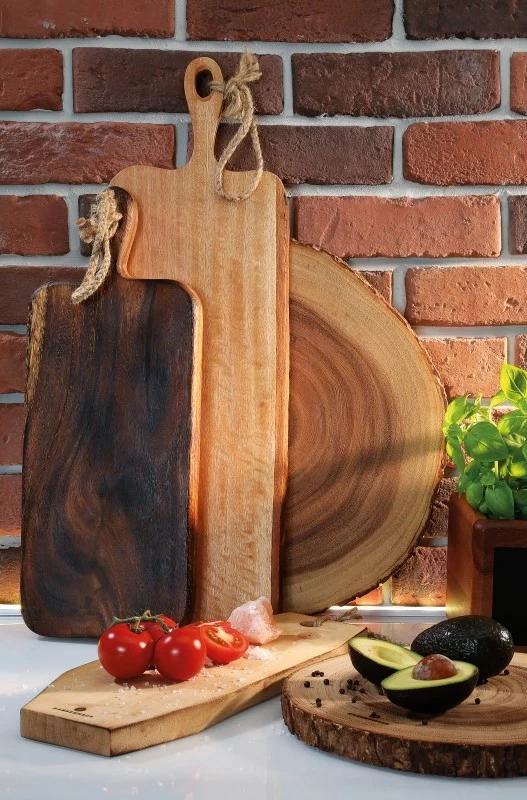Tocator rotund, lemn de acacia, 45 cm - ZASSENHAUS