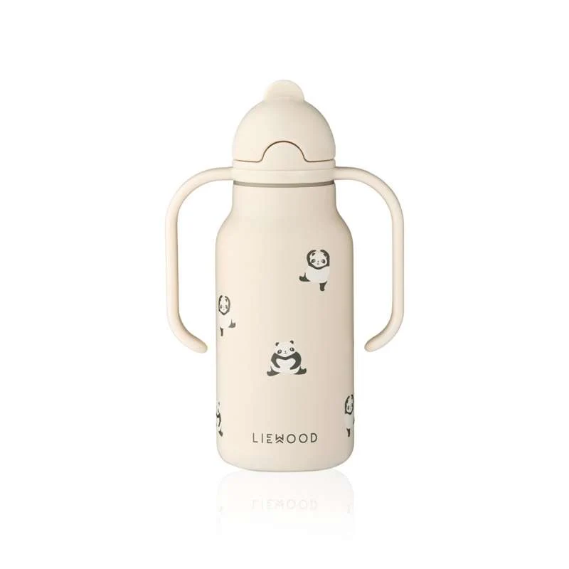 Liewood Kimmie Drikkeflaske - Rustfrit Stål - 250ml - Buzunar Panda/Sandy