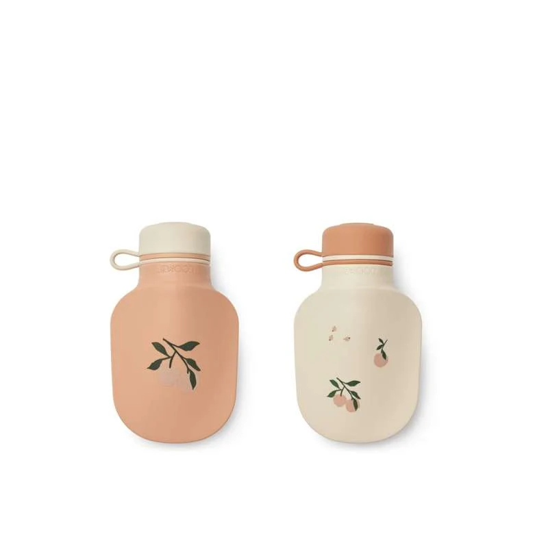 Liewood Lizzie Smoothieflasker - 2-pak - Peach/Sea Shell