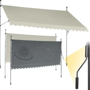Copertina, 400x80cm, reglabila pe inaltime, bej