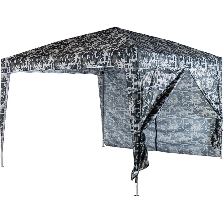 Perete lateral pentru pavilion pliabil, 3 x 3 m, impermeabil, culoare urban