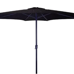 Umbrela cu manivela, 300 cm, inaltime reglabila, negru