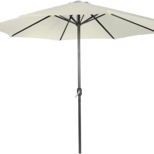 Umbrela de soare, 250 cm, manivela manuala, bej