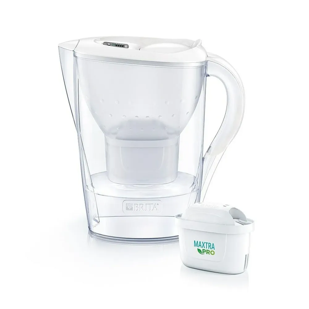 Carafă Filtrantă Brita Marella +1 Maxtra Pro PP Alb polipropilenă 2,4 L 150 l