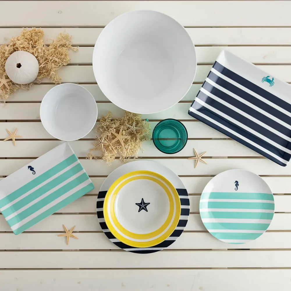 Castron Quid Atlantic Multicolor Bioplastic 14,5 x 7 cm (12 Unități)