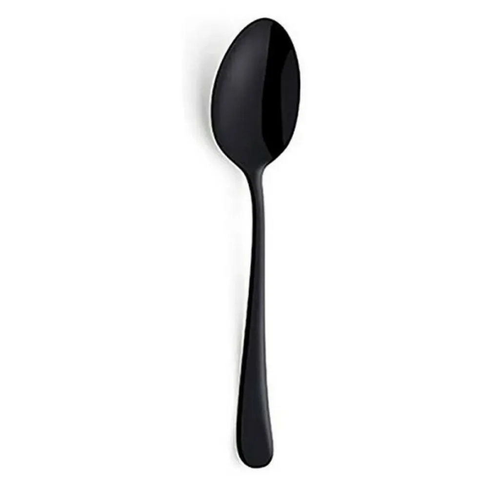 Lingură de cafea Amefa 1410ATB000375 (12 pcs) Negru Metal 14,4 cm (12 Unități)
