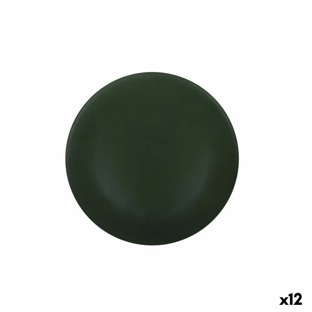 Platou Plat Alfares Verde inchis ø 33 x 2 cm Mat (12 Unități)
