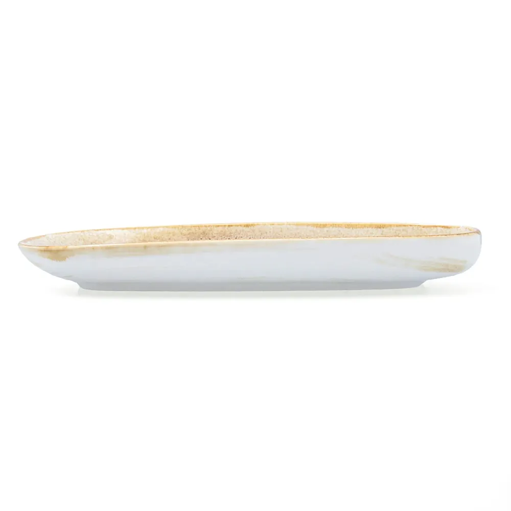 Platou Plat Ariane Jaguar Freckles Bej Ceramică Dreptunghiular 27 cm (8 Unități)