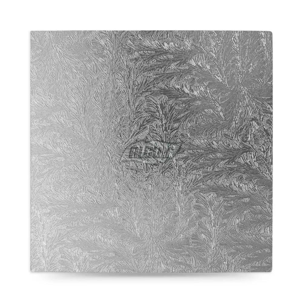 Stativ pentru prăjituri Algon Argintiu 40 x 40 x 1,5 cm Pătrat (12 Unități)