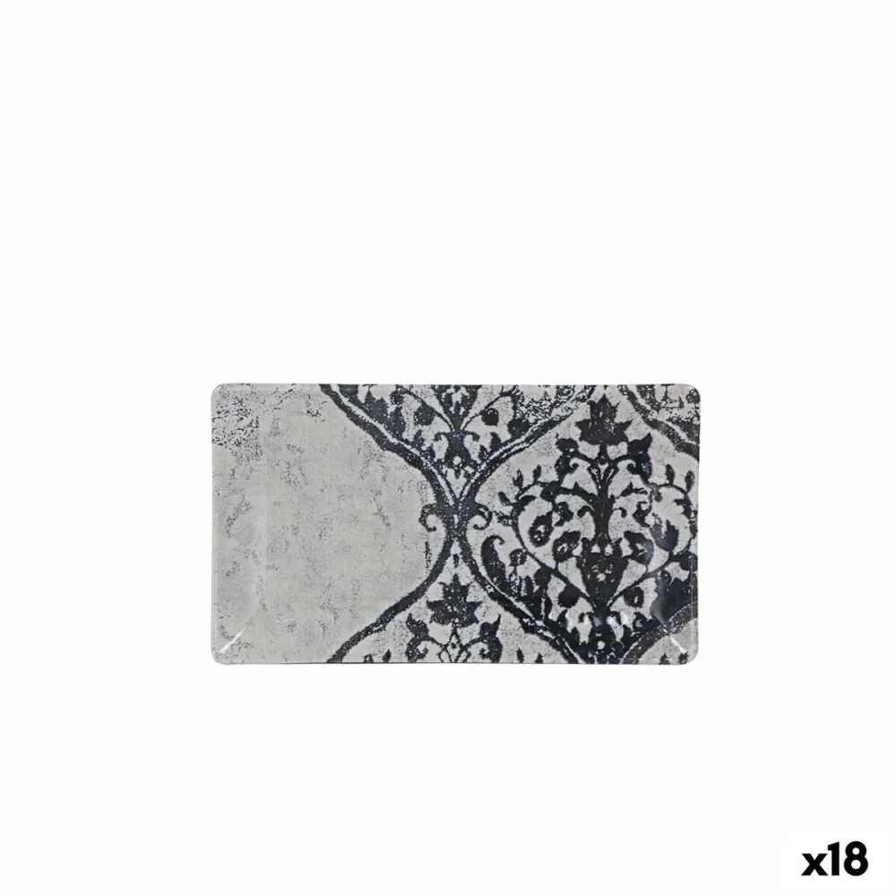 Tavă pentru gustari La Mediterránea Horus Dreptunghiular 25 x 15 x 2 cm (18 Unități)