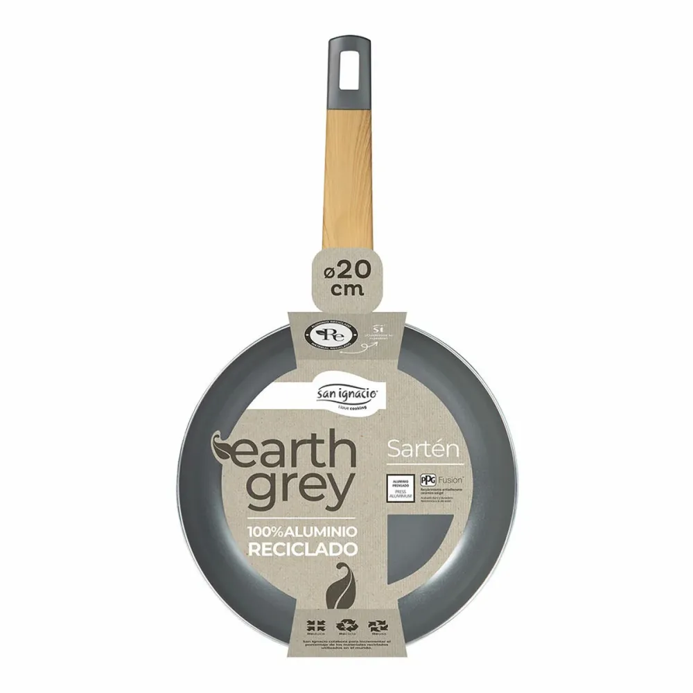 Tigaie San Ignacio Earth Grey SG-6750 Gri Aluminiu Ø 20 x 5,6 cm