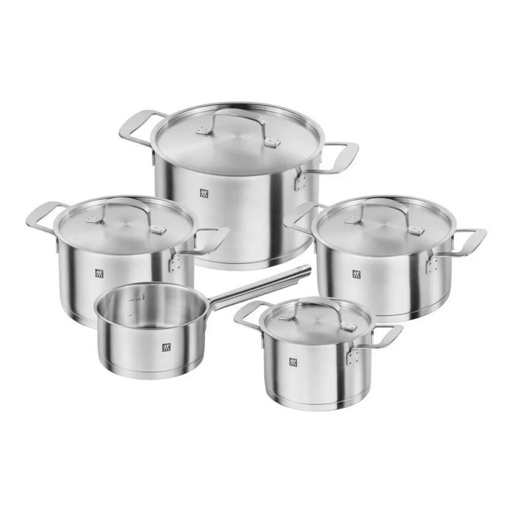 Tigaie Zwilling 66380-002-0 Argintiu Oțel inoxidabil 5 Piese Ø 24 cm Ø 20 cm Ø 16 cm (4 Unități)