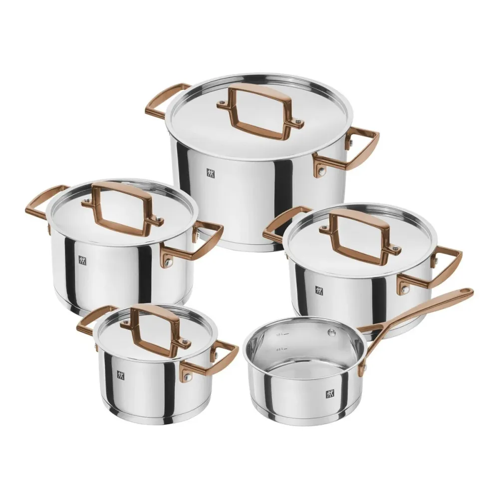 Vase de Gătit Zwilling Bellasera Auriu* Oțel 5 Piese (5 Unități)
