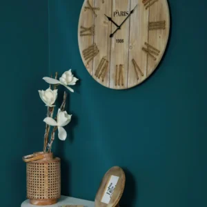 Ceas decorativ de perete Wilbur din Mdf, 58 cm diametru