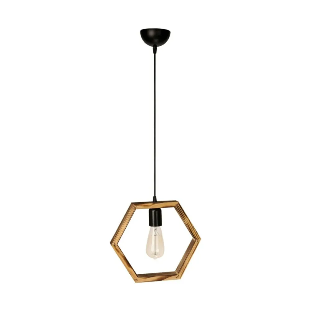 Candelabru simplu din lemn